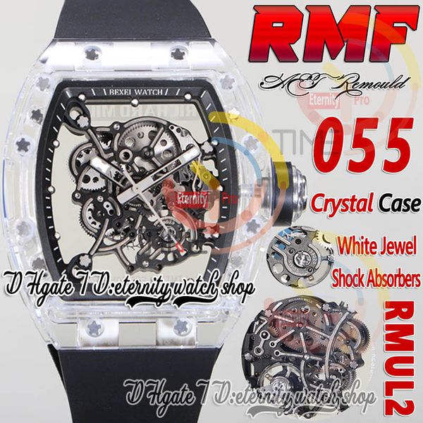 rmf aet 055 mens watch rmul2 mechanical hand-winding true balance spring crystal white case skeleton dial black inner ring rubber band super, Slivery;brown
rmf aet 055 mens watch rmul2 mechanical hand-winding true balance spring crystal white case skeleton dial black inner ring rubber band super, Slivery;brown