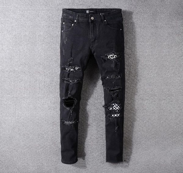 2020 new distressed ripped biker jeans slim fit straight motorcycle biker denim pants fashion hip hop mens designer jeans plus5723986, Blue
2020 new distressed ripped biker jeans slim fit straight motorcycle biker denim pants fashion hip hop mens designer jeans plus5723986, Blue