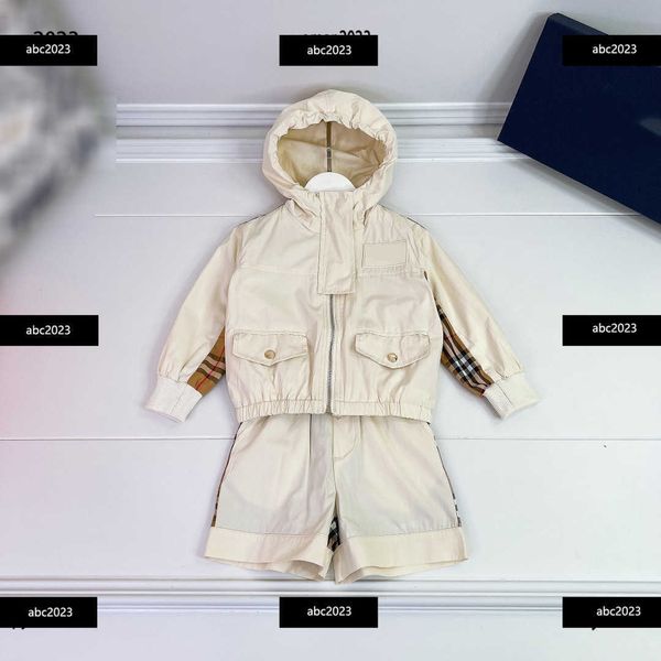 new outdoor tracksuits kids dress child sets baby clothes summer 2pcs hooded jacket and panel design shorts new product, White
new outdoor tracksuits kids dress child sets baby clothes summer 2pcs hooded jacket and panel design shorts new product, White