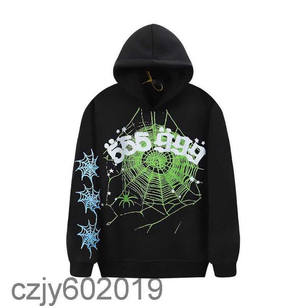 autumn and winter fashion sp5der 555555 spider web star print hip hop men's and women's casual hooded sweater, Black
autumn and winter fashion sp5der 555555 spider web star print hip hop men's and women's casual hooded sweater, Black