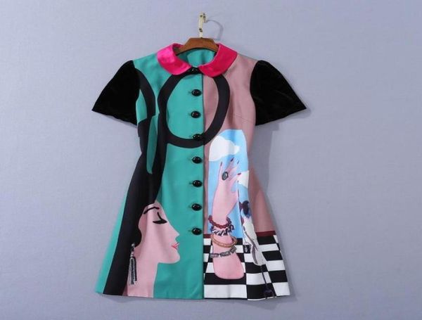 2020 autumn fall luxury short sleeve dress striped print round neck panelled singlebreasted runway dresses o221735yq9035071765, Black
2020 autumn fall luxury short sleeve dress striped print round neck panelled singlebreasted runway dresses o221735yq9035071765, Black