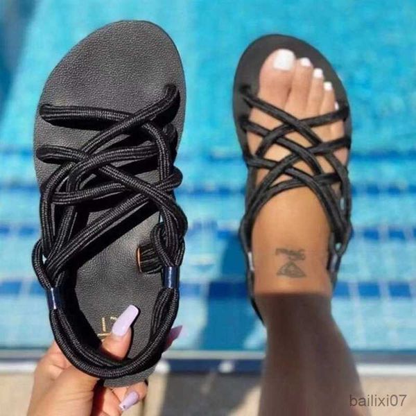 sandals women sandals summer women's thick sole platform flat beach shoes women's fashion cross strap sandals women's shoes r, Black
sandals women sandals summer women's thick sole platform flat beach shoes women's fashion cross strap sandals women's shoes r, Black