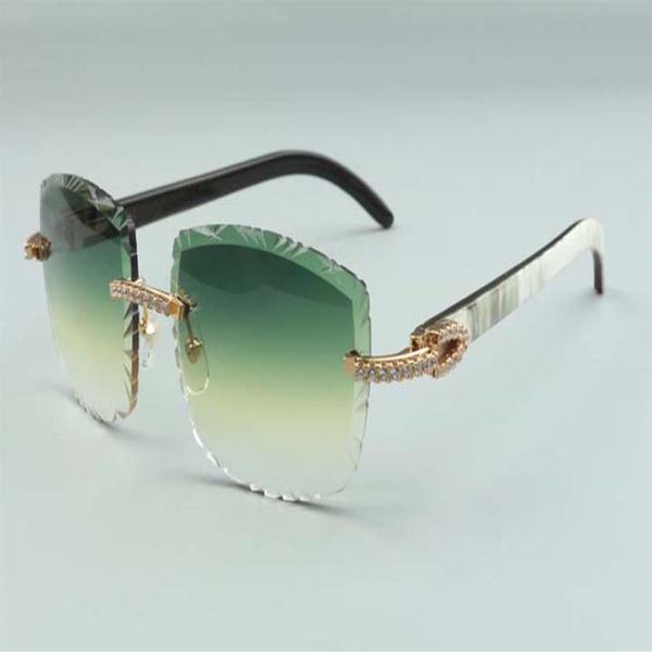 2021 designers sunglasses 3524023 medium diamonds cuts lens natural hybrid buffalo horn temples glasses size 58-18-140mm298o, White;black
2021 designers sunglasses 3524023 medium diamonds cuts lens natural hybrid buffalo horn temples glasses size 58-18-140mm298o, White;black