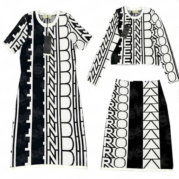 designer womens knitted dresses black white t shirts short skirts fashion casual sweater women clothes, White;black
designer womens knitted dresses black white t shirts short skirts fashion casual sweater women clothes, White;black