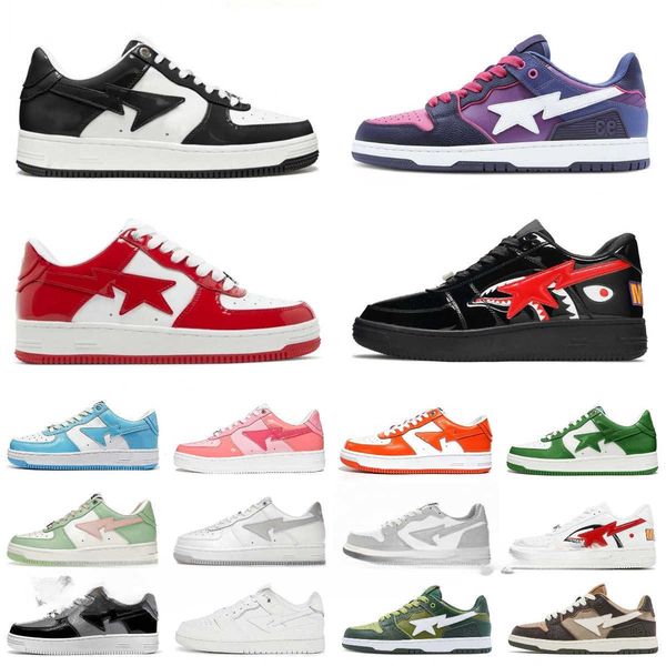 sk8 designer bathing running shoes shark low sk8 bapeds patent leather black white blue camouflage skateboarding jogging men women casual sp
sk8 designer bathing running shoes shark low sk8 bapeds patent leather black white blue camouflage skateboarding jogging men women casual sp