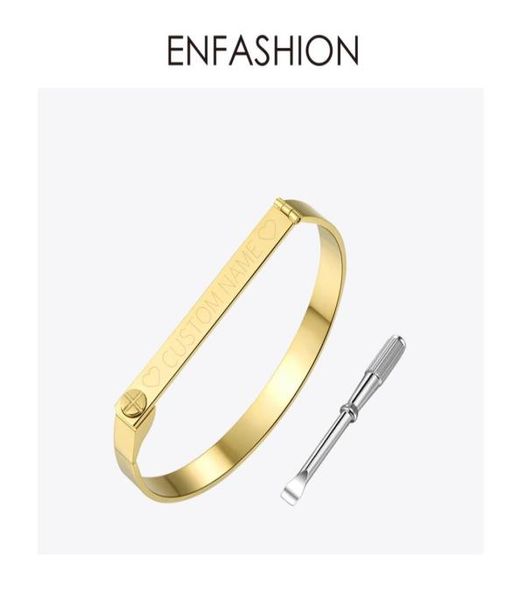 enfashion personalized engraved name bracelet gold color bar screw bangle lovers bracelets for women men cuff bracelets bangles j15692002, Black
enfashion personalized engraved name bracelet gold color bar screw bangle lovers bracelets for women men cuff bracelets bangles j15692002, Black