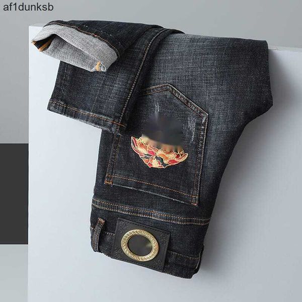 black versages fashion vercaces medusa leg jeans denim wear casual jeans resistant fashion straight embroidered mens pants pants designer, Blue
black versages fashion vercaces medusa leg jeans denim wear casual jeans resistant fashion straight embroidered mens pants pants designer, Blue