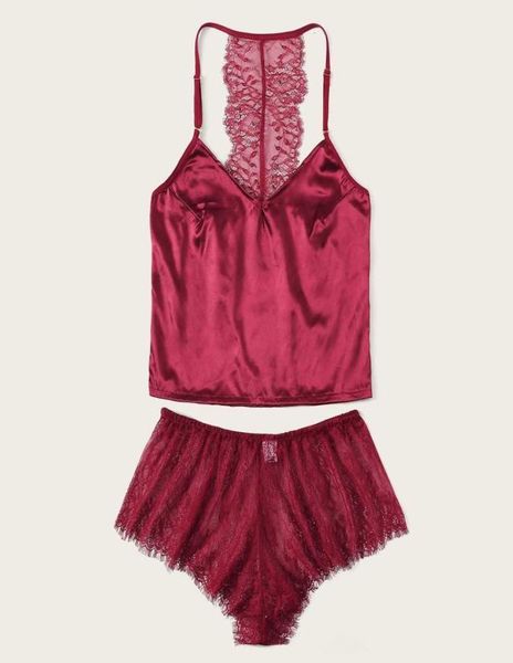 lingerie pajama set lace sling 4 sizes summer sleeveless v neck red lace shorts pijama home suit for women q07065671567, Black;red
lingerie pajama set lace sling 4 sizes summer sleeveless v neck red lace shorts pijama home suit for women q07065671567, Black;red