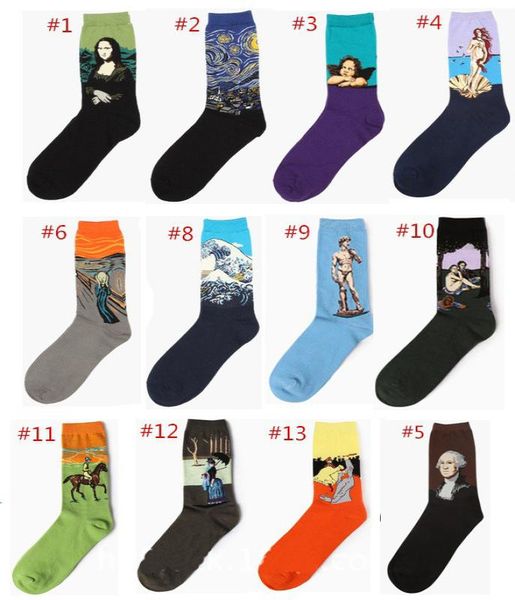 oil painting art socks women men cotton harajuku style famous painting sock van gogh mona lisa da vinci funny socks vintage3913460, Black
oil painting art socks women men cotton harajuku style famous painting sock van gogh mona lisa da vinci funny socks vintage3913460, Black