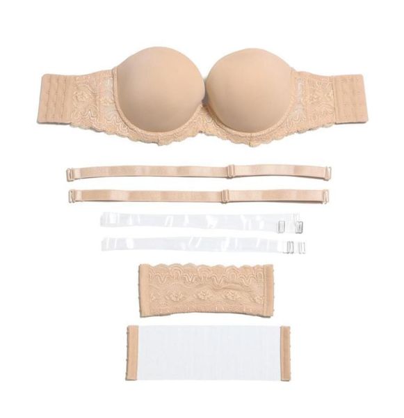 women brassiere lingerie underwire bra silicone push up strapless halter big cup b c dd ddd e f g antislip adjusted bras 2015804720, Red;black
women brassiere lingerie underwire bra silicone push up strapless halter big cup b c dd ddd e f g antislip adjusted bras 2015804720, Red;black