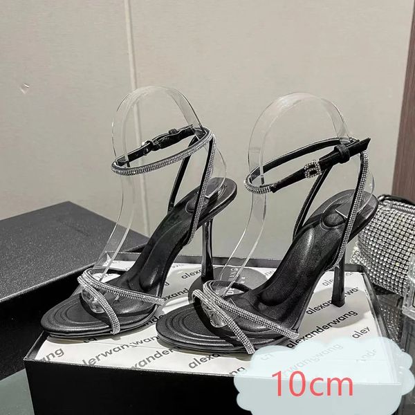 rhinestone decoration stiletto sandals real silk ankle buckle pumps women's high heeled open toe evening shoesluxury designer high heel, Black
rhinestone decoration stiletto sandals real silk ankle buckle pumps women's high heeled open toe evening shoesluxury designer high heel, Black