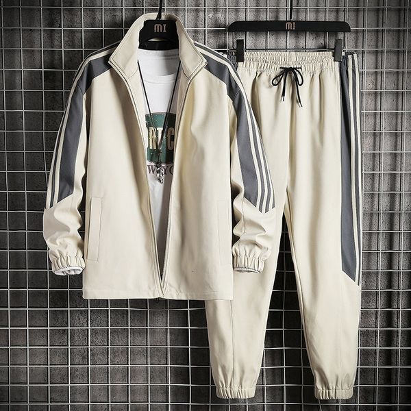 men s tracksuits spring and autumn cotton sports hoodies coat loose tracksuit fashion casual two piece set for men 230821, Gray
men s tracksuits spring and autumn cotton sports hoodies coat loose tracksuit fashion casual two piece set for men 230821, Gray