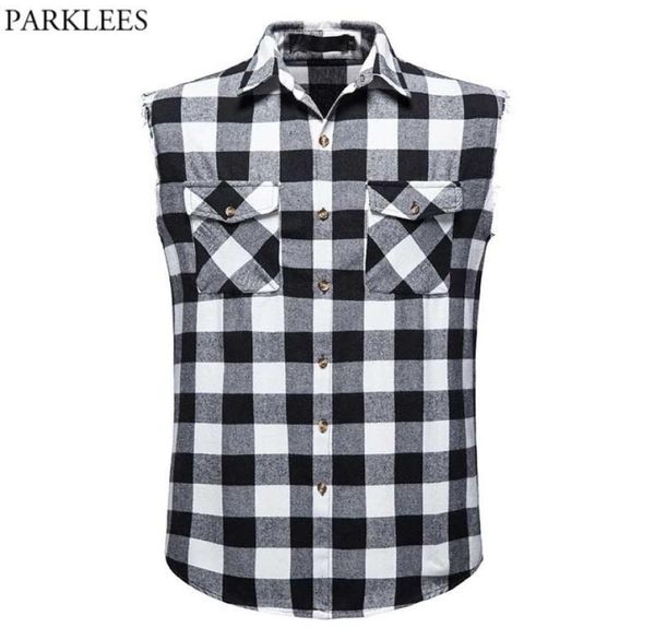 fashion cowboy sleeveless plaid shirt men casual flannel cotton snap shirts mens double pocket beach party vest checkered 21054401435, White;black
fashion cowboy sleeveless plaid shirt men casual flannel cotton snap shirts mens double pocket beach party vest checkered 21054401435, White;black