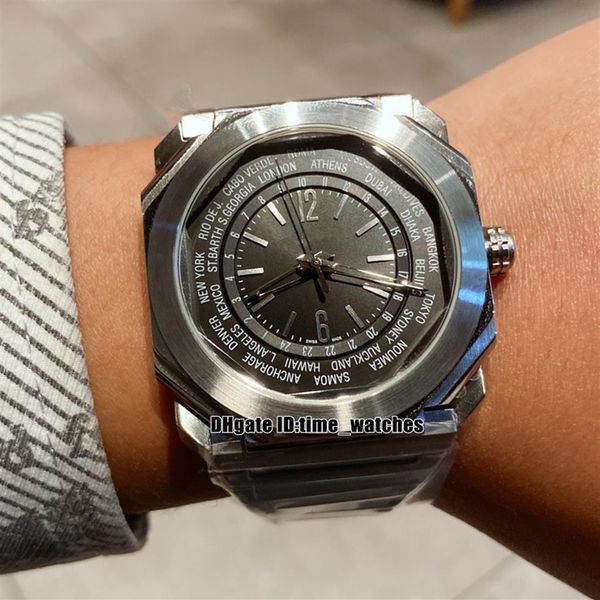 new 41mm octo roma world timer 103481 quartz mens watch black dial stainless steel bracelet gents sport watches 10 co279h, Slivery;brown
new 41mm octo roma world timer 103481 quartz mens watch black dial stainless steel bracelet gents sport watches 10 co279h, Slivery;brown