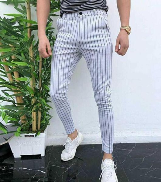 fashion men039s slim fit stripe business formal pants casual office skinny long straight joggers sweat pants trousers y09275820664, Black
fashion men039s slim fit stripe business formal pants casual office skinny long straight joggers sweat pants trousers y09275820664, Black
