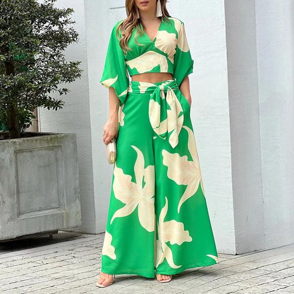 Women' Two Piece Pants Sets Women 2023 Autumn V Neck Print Shirt Wide Leg High Waist Elegant Casual Suit Set Office Lady 2 Pieces, Red
Women' Two Piece Pants Sets Women 2023 Autumn V Neck Print Shirt Wide Leg High Waist Elegant Casual Suit Set Office Lady 2 Pieces, Red