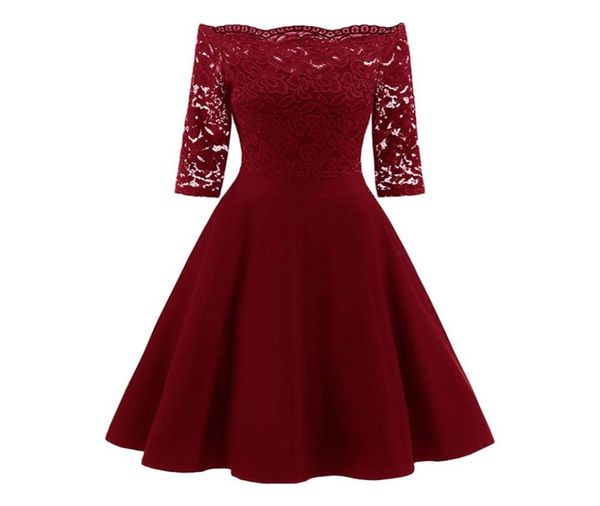 zaful spring women retro dress lace panel off the shoulder vintage flare dresses elegant solid midi party dress vestido mujer4809732, White;black
zaful spring women retro dress lace panel off the shoulder vintage flare dresses elegant solid midi party dress vestido mujer4809732, White;black