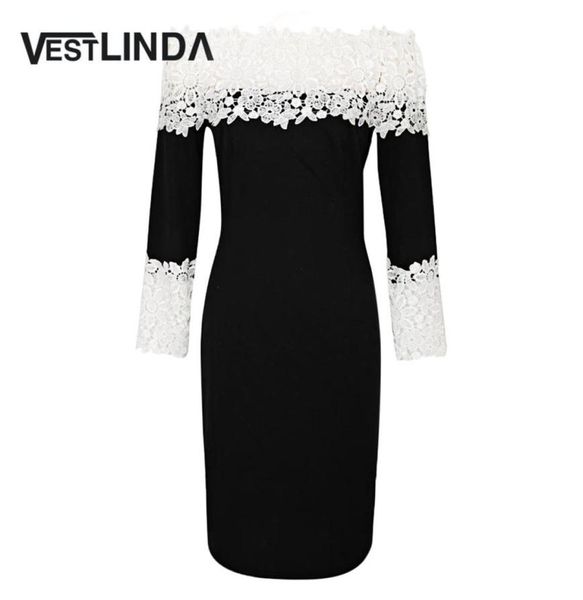 vestlinda aline bodycon lace women dress off the shoulder long sleeve knee length women fashion dresses office ladies robe2188313, White;black
vestlinda aline bodycon lace women dress off the shoulder long sleeve knee length women fashion dresses office ladies robe2188313, White;black