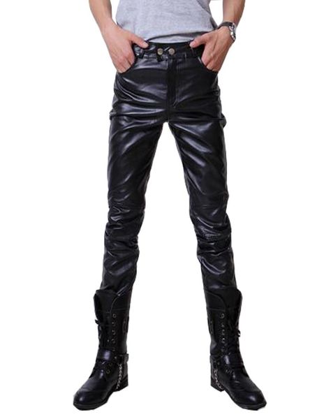 whole2016 hip hop mens leather pants faux leather pu material 3 colors motorcycle skinny faux leather outdoor pants8067084, Black
whole2016 hip hop mens leather pants faux leather pu material 3 colors motorcycle skinny faux leather outdoor pants8067084, Black