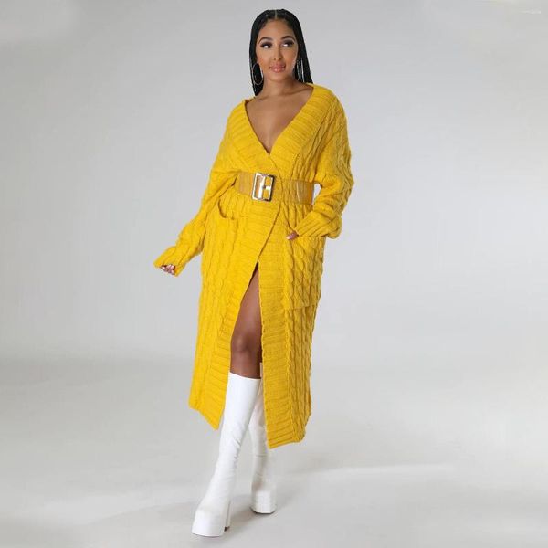women's knits knitted solid casual maxi cardigan coats women autumn winter 2023 collarless long sleeves pockets all match overcoats, White
women's knits knitted solid casual maxi cardigan coats women autumn winter 2023 collarless long sleeves pockets all match overcoats, White