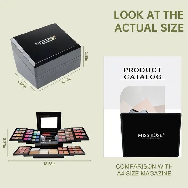 missrose 80 colors all-in-one holiday make up gift set | makeup kit for women full kit essential starter bundle include eyeshadow palette li
missrose 80 colors all-in-one holiday make up gift set | makeup kit for women full kit essential starter bundle include eyeshadow palette li