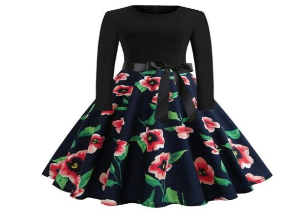 floral print vintage pinup dress spring dress women elegant party dresses new 2019 long sleeve casual midi black plus size5048937, Black;gray
floral print vintage pinup dress spring dress women elegant party dresses new 2019 long sleeve casual midi black plus size5048937, Black;gray