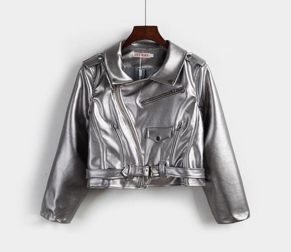 women punk cool style jacket short pu leather coat turndown collar silver more pockets and more zipper jacket outwear4911439, Black;brown
women punk cool style jacket short pu leather coat turndown collar silver more pockets and more zipper jacket outwear4911439, Black;brown