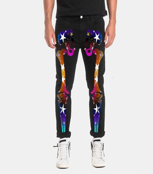 jeans men black pants denim mens streetwear print skeleton high wasit slim pencil overalls5896472, Blue
jeans men black pants denim mens streetwear print skeleton high wasit slim pencil overalls5896472, Blue