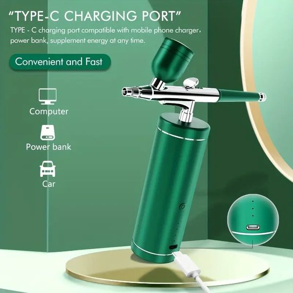 0.3mm multifunction cordless airbrush kit: get professional-level makeup, tattoo & facial spray results at home
0.3mm multifunction cordless airbrush kit: get professional-level makeup, tattoo & facial spray results at home