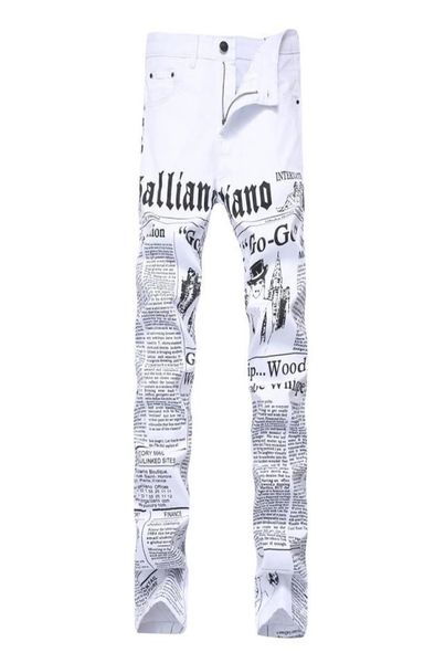 men autumn hip hop denim jeans classic spaper letter printed casual slim cowboys trousers man young fashion white9539786, Blue
men autumn hip hop denim jeans classic spaper letter printed casual slim cowboys trousers man young fashion white9539786, Blue