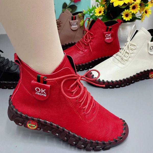 boots sneakers women shoes platform loafers lace up leather flat slip-on spring casual mom shoe mujer zapatos chaussure femme 230821, Black
boots sneakers women shoes platform loafers lace up leather flat slip-on spring casual mom shoe mujer zapatos chaussure femme 230821, Black