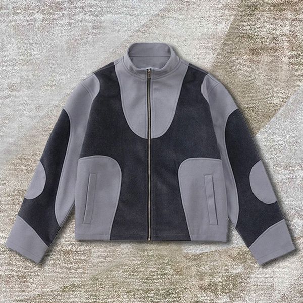 men s jackets fashion brand woolen patchwork jacket men streetwear warm women baseball social club outfits windbreaker 230821, Black;brown
men s jackets fashion brand woolen patchwork jacket men streetwear warm women baseball social club outfits windbreaker 230821, Black;brown