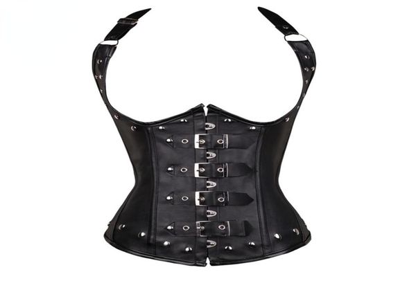 black women039s punk style spiral steel boned waist trainer cincher shaper faux leather corset underbust for party costumes 8253952027, Black;white
black women039s punk style spiral steel boned waist trainer cincher shaper faux leather corset underbust for party costumes 8253952027, Black;white