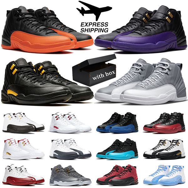 12s with box mens basketball shoes 12 field purple brilliant orange stealth royalty gamma blue hyper royal university gold sports sneakers t, White;red
12s with box mens basketball shoes 12 field purple brilliant orange stealth royalty gamma blue hyper royal university gold sports sneakers t, White;red