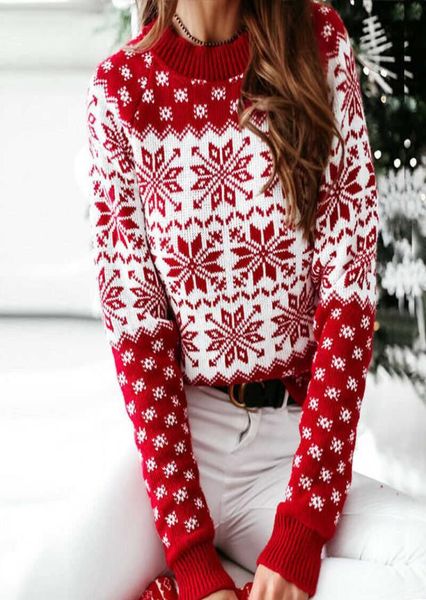 christmas sweater women spring autumn knitted sweaters snowflake elk print ladies jumper pullovers xmas sweaters female 2105289943307, Black
christmas sweater women spring autumn knitted sweaters snowflake elk print ladies jumper pullovers xmas sweaters female 2105289943307, Black