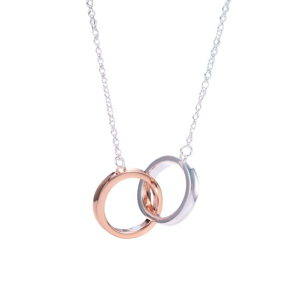 exquisite fashion double ring pendant necklace love fashion titanium clavicle chain female pendant necklace ladies chain luxury jewelry 6682, Silver
exquisite fashion double ring pendant necklace love fashion titanium clavicle chain female pendant necklace ladies chain luxury jewelry 6682, Silver