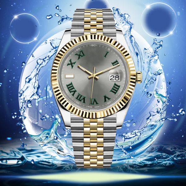 lady mens luxury watches 41/36/28mm daydate automatic mechanical bezel stainless steel lovers sapphire folding buckle watch women waterproof, Slivery;brown
lady mens luxury watches 41/36/28mm daydate automatic mechanical bezel stainless steel lovers sapphire folding buckle watch women waterproof, Slivery;brown