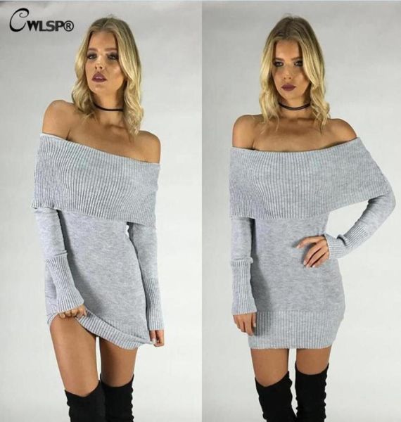 whole2016 autumn popular sweater dress women solid pullover slash neck off shoulder fashion women kintting pull femme ql518665393445, White;black
whole2016 autumn popular sweater dress women solid pullover slash neck off shoulder fashion women kintting pull femme ql518665393445, White;black