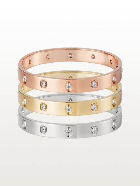 love screw bracelet designer bracelets 10 diamonds bangle luxury jewelry accessories titanium steel alloy goldplated never fade n9300120, Black
love screw bracelet designer bracelets 10 diamonds bangle luxury jewelry accessories titanium steel alloy goldplated never fade n9300120, Black