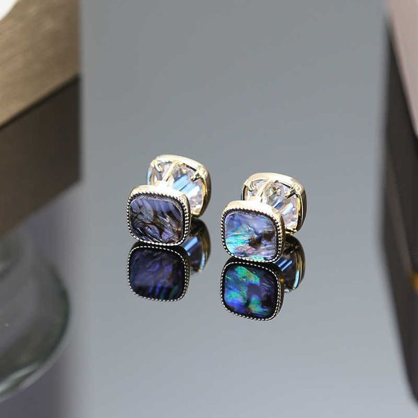 new double sided handheld zircon inlaid earrings with a small style and personalized earrings with a and luxury style earrings, Golden
new double sided handheld zircon inlaid earrings with a small style and personalized earrings with a and luxury style earrings, Golden