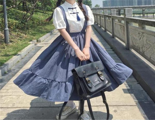 party dresses summer for women casual 2021 kawaii fairy indie clothes short sleeve strap maxi dress lolita harajuku cottagecore ro8603373, White;black
party dresses summer for women casual 2021 kawaii fairy indie clothes short sleeve strap maxi dress lolita harajuku cottagecore ro8603373, White;black