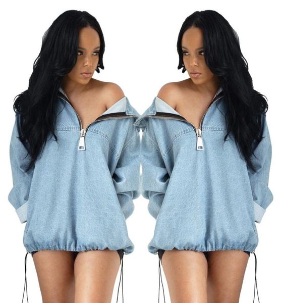 hisimple 2019 denim clothes for women zipper up denim coats long sleeve pullovers blue jean hoodies blouse female casual outwear s8357633, Black
hisimple 2019 denim clothes for women zipper up denim coats long sleeve pullovers blue jean hoodies blouse female casual outwear s8357633, Black