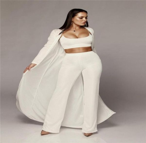 3pcs women sets crop cardigan coathigh waist pants bodycon tracksuit 3 piece autumn winter casual overalls sweatshirts2508912, Gray
3pcs women sets crop cardigan coathigh waist pants bodycon tracksuit 3 piece autumn winter casual overalls sweatshirts2508912, Gray