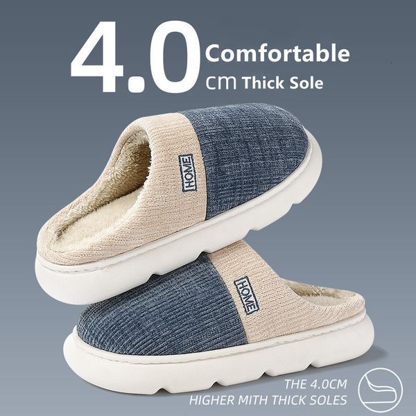 slippers big size 48 49 casual men slippers winter warm home cotton shoes women indoor bedroom soft thick sole couples non-slip slides 23081, Black
slippers big size 48 49 casual men slippers winter warm home cotton shoes women indoor bedroom soft thick sole couples non-slip slides 23081, Black