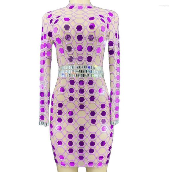 stage wear sparkling mirror sequins decoration long sleeve dress knee-length nightclub dance show theatrical costume for women, Black;red
stage wear sparkling mirror sequins decoration long sleeve dress knee-length nightclub dance show theatrical costume for women, Black;red