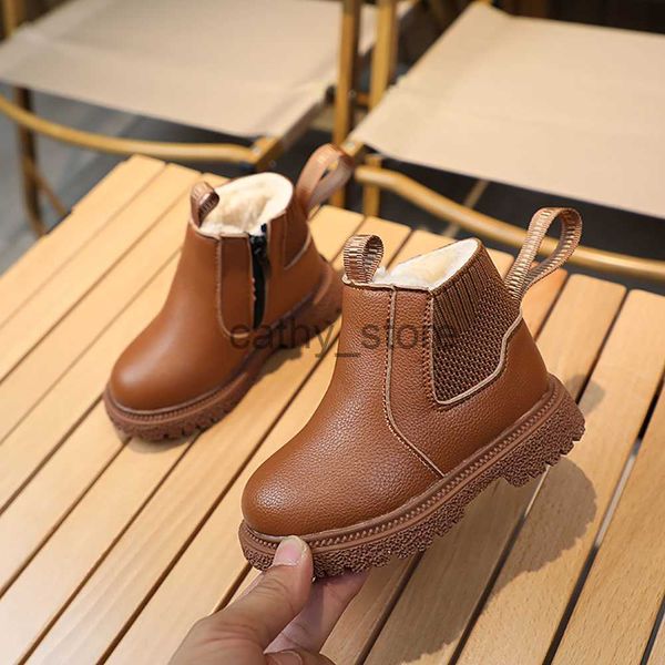 boots 2023 fashion snow boots for children korean style pu leather cotton footwear thick warm plush boots soft-soled casual shoes kids x0821, Black;grey
boots 2023 fashion snow boots for children korean style pu leather cotton footwear thick warm plush boots soft-soled casual shoes kids x0821, Black;grey