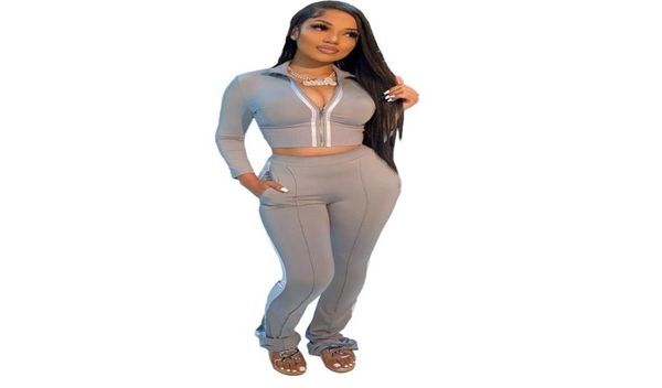 fitness stacked leggings two pieces set women tracksuit long sleeve crop sweatshirt pockets stacked pants joggers outfits 20101312427, White
fitness stacked leggings two pieces set women tracksuit long sleeve crop sweatshirt pockets stacked pants joggers outfits 20101312427, White