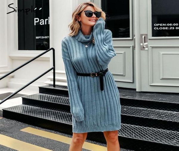 simplee elegant knitted dress women autumn turtle neck female white sweater dress holiday solid ladies winter teal vestidos6518543, Black;gray
simplee elegant knitted dress women autumn turtle neck female white sweater dress holiday solid ladies winter teal vestidos6518543, Black;gray