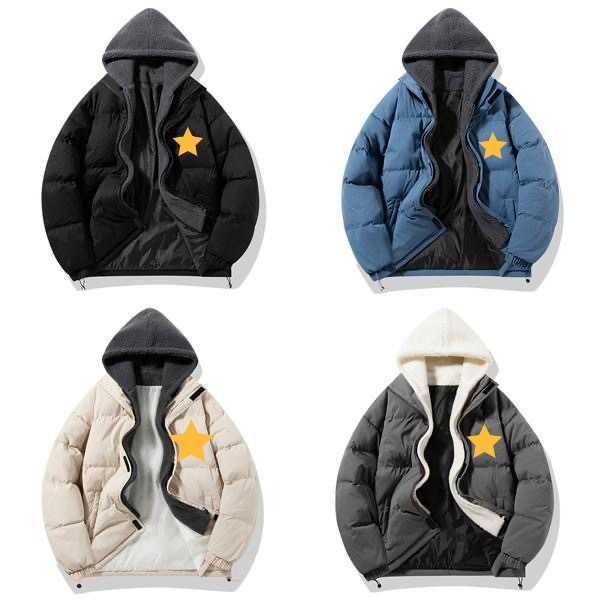 men's jacket designer double-sided velvet down winter fake two cotton-padded coat coat men's new loose all-match cotton-padded plu, Black;brown
men's jacket designer double-sided velvet down winter fake two cotton-padded coat coat men's new loose all-match cotton-padded plu, Black;brown