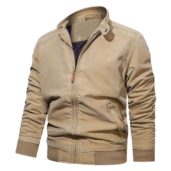 men s jackets autumn spring vintage jacket fashion solid 5 colors 100 cotton men casual bomber large size loose cargoovercoat 230821, Black;brown
men s jackets autumn spring vintage jacket fashion solid 5 colors 100 cotton men casual bomber large size loose cargoovercoat 230821, Black;brown